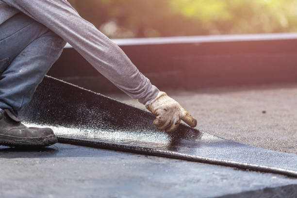 Professional Emergency Waterproofing technician working in Wharton, OH